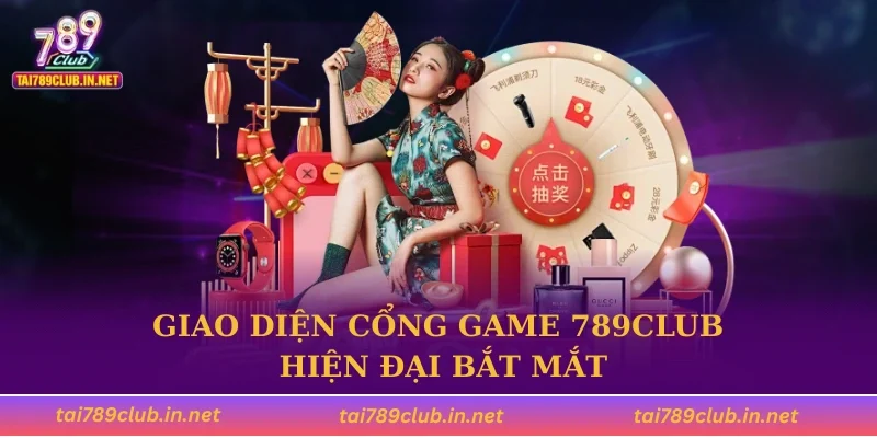 Giao diện cổng game 789CLUB hiện đại bắt mắt